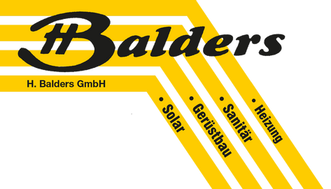Logo H. Balders GmbH in Nordhorn