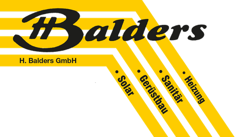 Logo H. Balders GmbH in Nordhorn